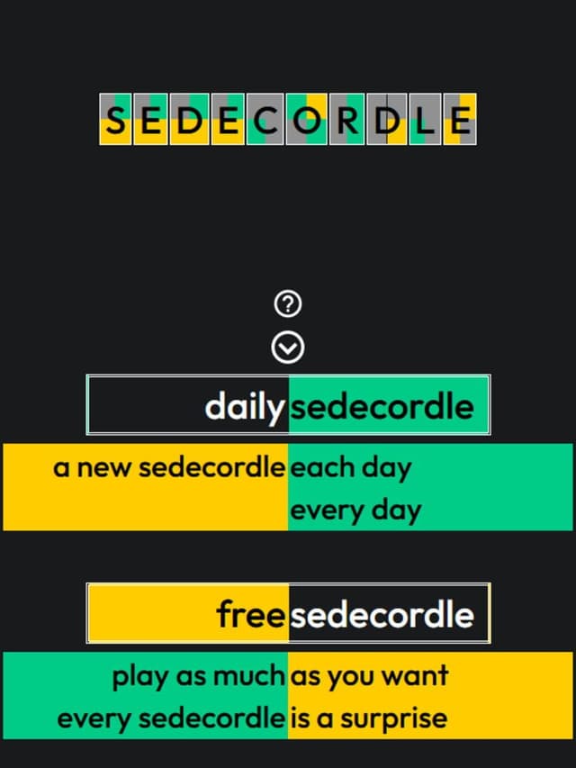 Sedecordle