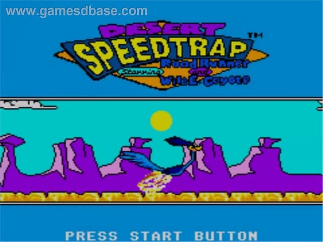 Desert Speedtrap Starring Road Runner & Wile E. Coyote