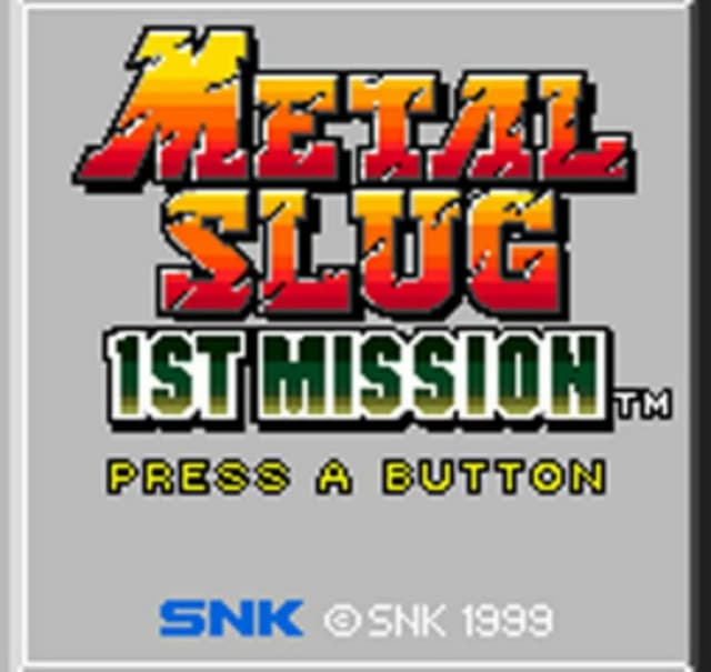 Metal Slug 1st Mission