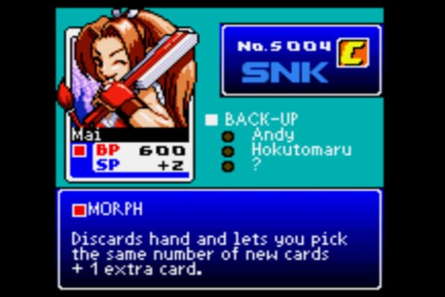 SNK vs. Capcom Card Fighters' Clash - SNK Card Fighter's Version