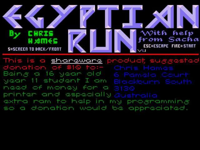 Egyptian Run