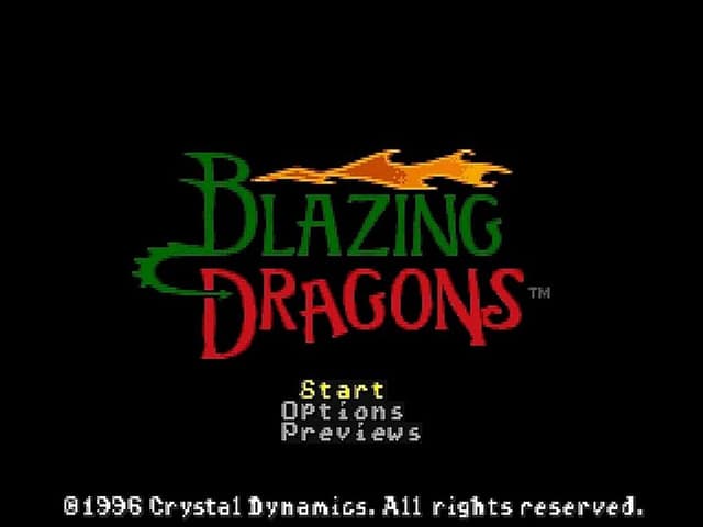 Blazing Dragons