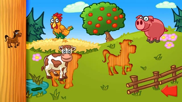 Animal Puzzle: Preschool Learning Game for Kids and Toddlers