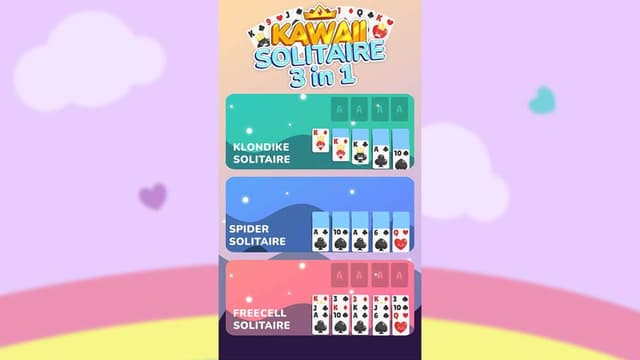 Kawaii Solitaire 3 in 1