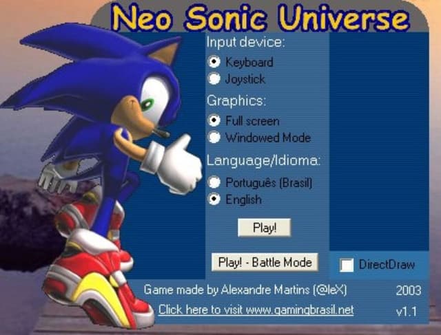 Neo Sonic Universe