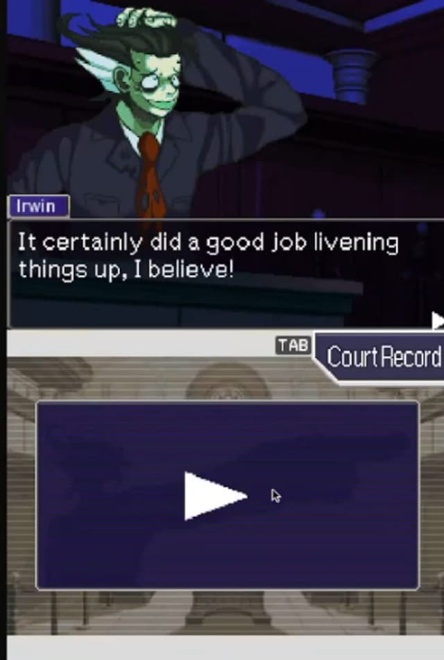 Irwin Ego: Ace Attorney