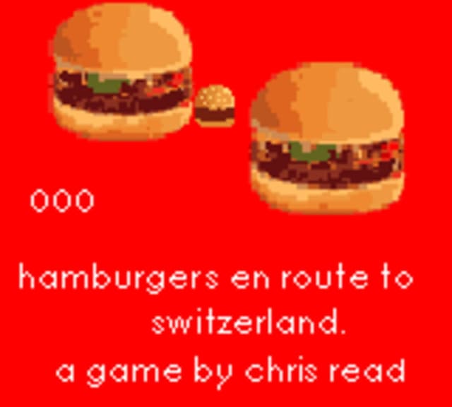 Hamburgers En Route to Switzerland