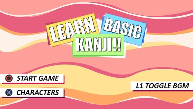 Learn Basic Kanji!!